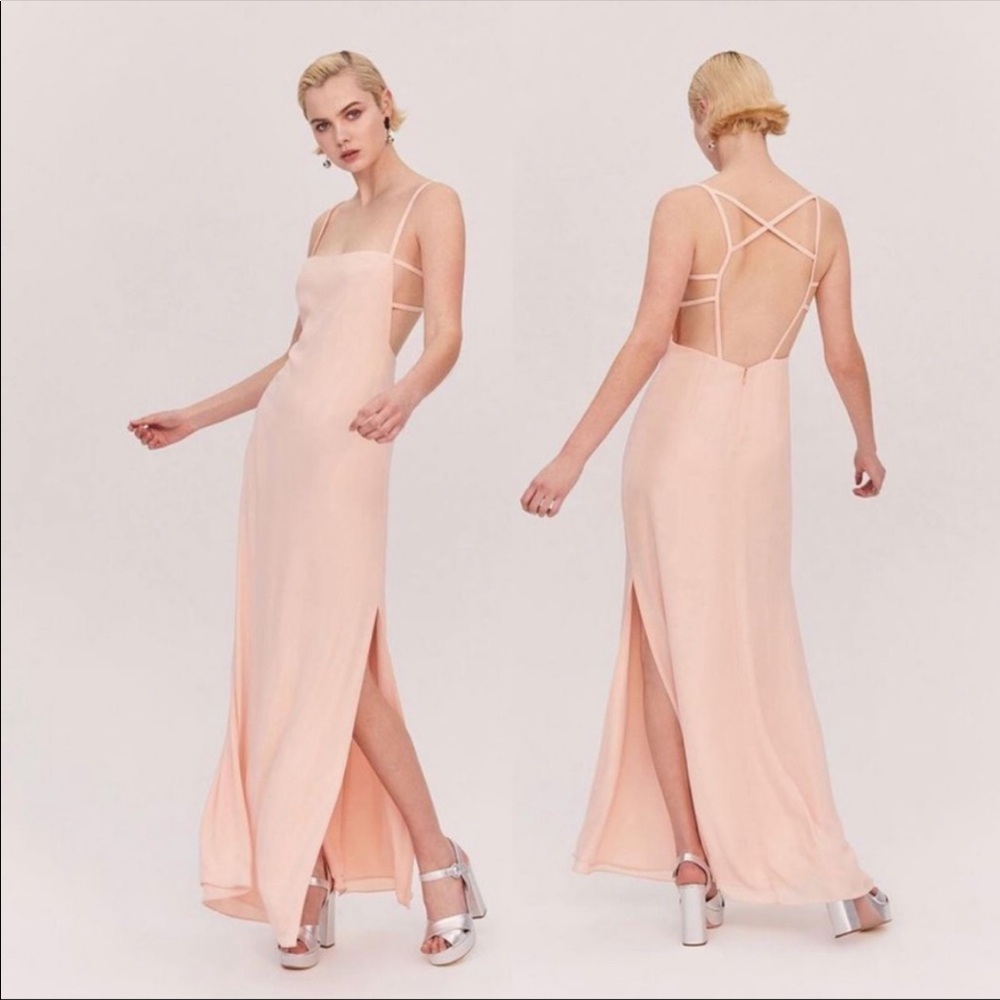 Fame & Partners Pink The Ellie Dress Sz 2